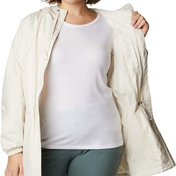 🆕Columbia Women's Auroras Wake III Mid Lined Jacket, XXL-Chalk Art Bouquet Embo - Picture 5 of 7